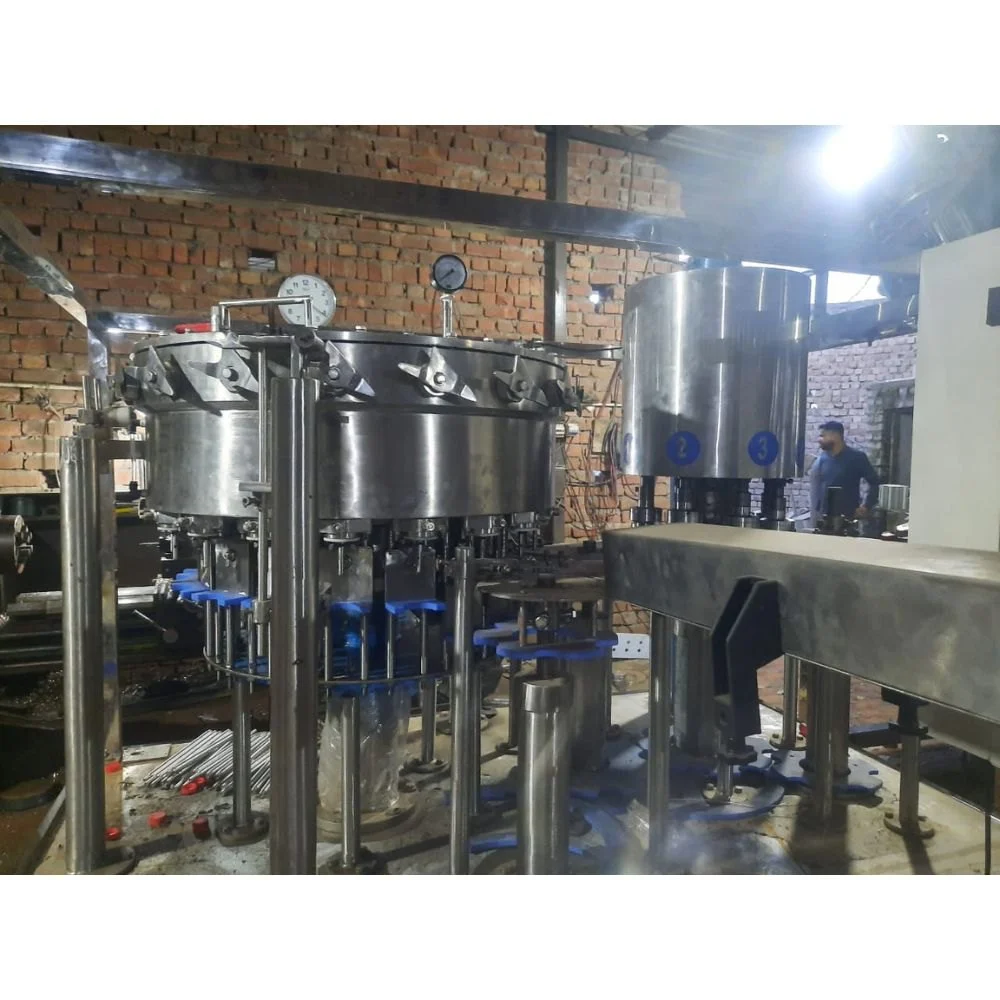 60 Bpm Soft Drink Filling Capping